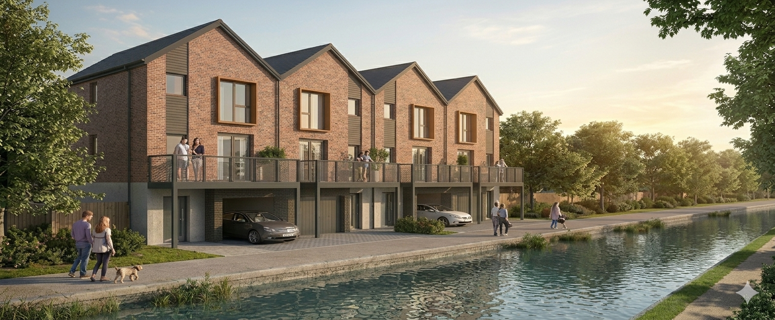 Fall Ings, Waterside Way — JER waterside redevelopment, Wakefield